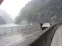 On the dam