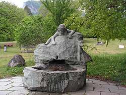 Heidi Fountain in Maienfeld