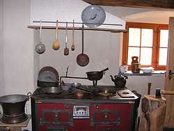 The kitchen in Heidi's house