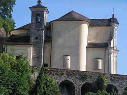Old church near Luino, Italy
