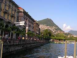Lugano waterfront