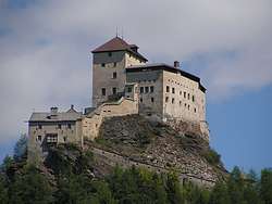 Tarasp Castle from west