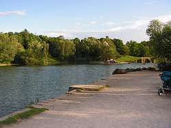 University campus pond 2