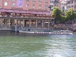 Hotel landing stage