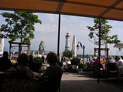 View from the cafe