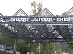 Swiss customs post in Gaissau