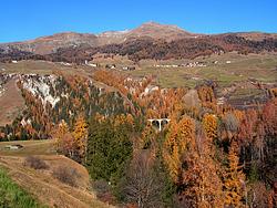 The northern range seen across the Inn gorge