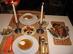 Our Thanksgiving dinner