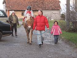 Helene & the kids coming back