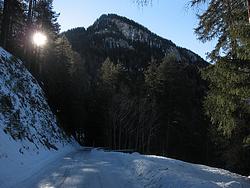 Going into the ravine