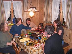 Raclette dinner with the gang