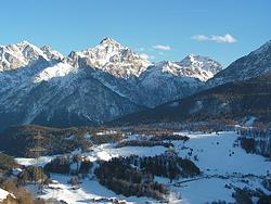Looking down to Tarasp