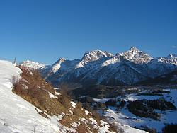 Goergeous view to the Italian border