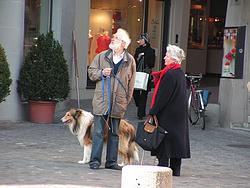 Joerg & Doro in downtown Zurich