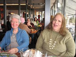 Doro & me having lunch with a view