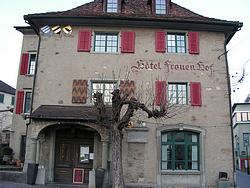 Hotel Frauenhof in Alst&auml;tten, built 1450 (!)