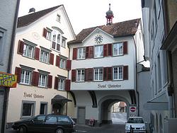 One of the medieval town gates