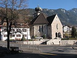 Church in Triesenberg, Pricipality of Liechtenstein