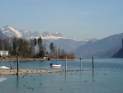 Looking up the lake from Weesen