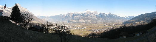Panorama of the Sargans Basin