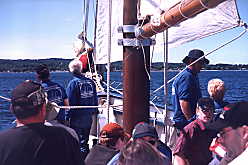 Hoisting headsails