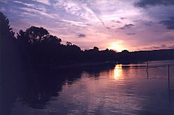 Sunset over Suttons Bay
