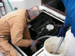 Pumping the bilges