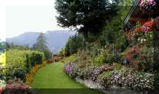 Gartenlandschaft im Wallis