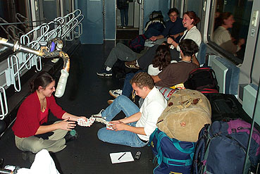 Spielen im Veloabteil