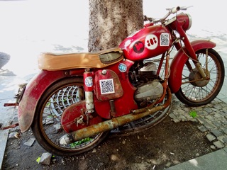 Oldtimer-Motorrad