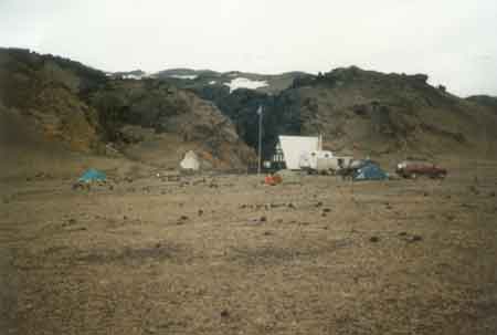 Campingplatz auf der Askja