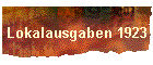 Lokalausgaben 1923
