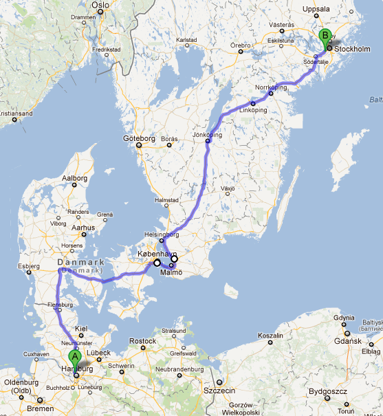 Hamburg - Stockholm