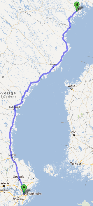 Stockholm - Lulea