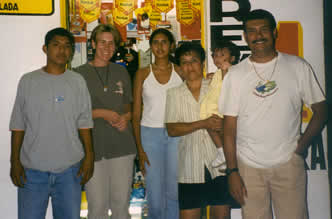 Familie aus Pisco / Peru