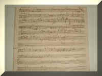 Handschrift von Wofgang Amadeus Mozart
