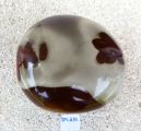 Jaspe imprial - jaspe polychrome -  long 6,1 cm, larg 5,5 cm, pais 3 cm. Pice unique