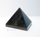 Pyramide en obsidienne argente, 4 cm  la base, 58 grammes. Pice unique