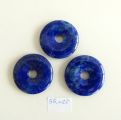Donut en lapis-lazuli, diamtre 3cm. Qualit A