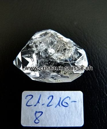 Herkimer diamant de New-York. 17,50 carats, long 20 mm. pice unique