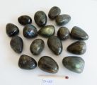 Labradorite, pierre roule (pierre de lune noire), qualit A - B. Taille M