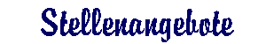 Stellenangebote
