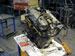 Engine out of the car