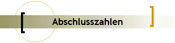 Abschlusszahlen