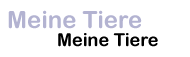 Meine Tiere