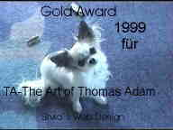Gold award Silvia's Web design, Painting, oil paintings at Thomas Adam Art