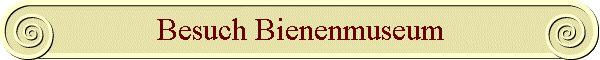 Besuch Bienenmuseum