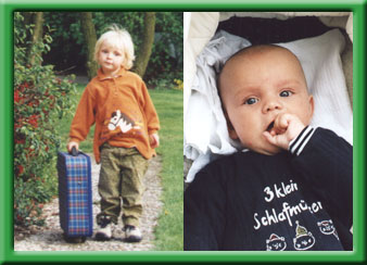 besondere Kennzeichen: die Koffer sind schon gepackt ...