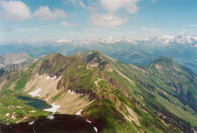 Blick vom Brienzer Rothorn, Panorama