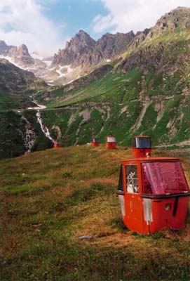Sustenpass, Kunst beim Steingletscher